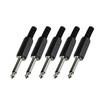10 x Jack Socket TRS 6.35 mm Mono Plug for