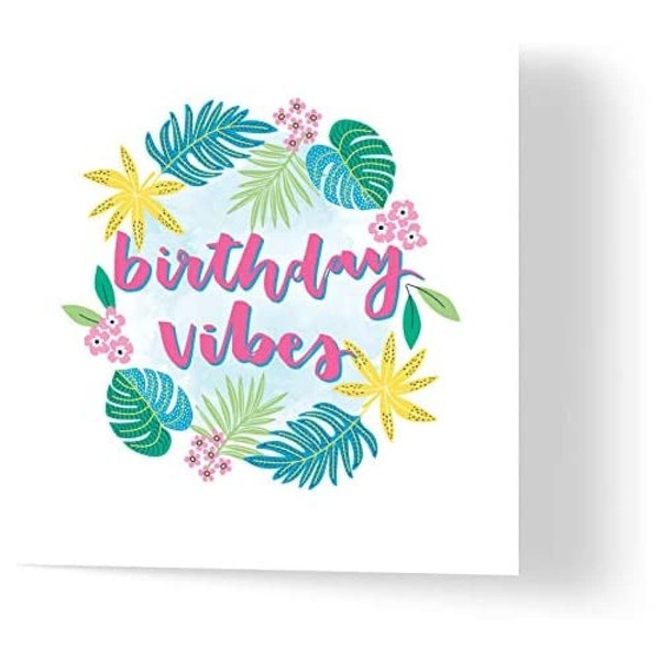 Wuzci Birthday Vibes Greeting Card