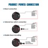 Runleader RL-BI052A Battery Power Meter Voltage Meter for Battery Powered