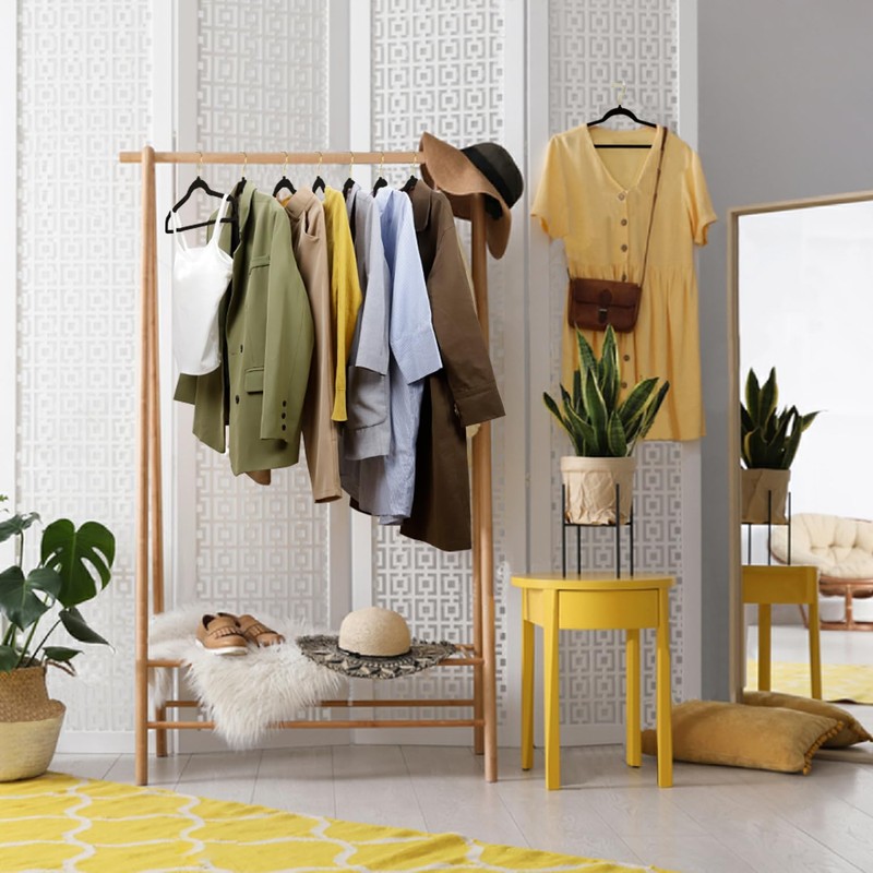 ManGotree Velvet Coat Hangers with 360° Swivel Gold Hook, Non-Slip