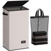 SOLEDI Laundry Hamper with Lid 100L Large & Tall Collapsible
