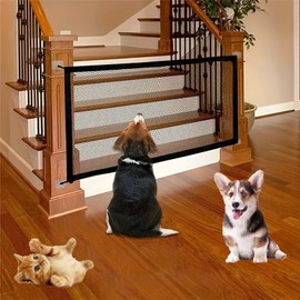 Stair Safety Gate No Drilling VVHFXD Door Safety Gate Extendable Dog Barriers Dog Barrier Divider Door Safety Pet Divider Grille Door Cats Portable