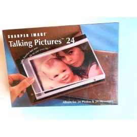 Sharper Image Talking Pictures Album for 24   4"x6" Photos Messages - NEW SEALED
