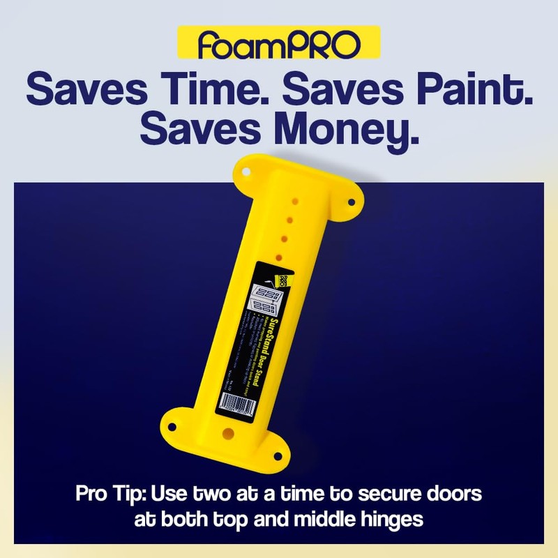 FoamPRO 132 Spray Painting Door Stand with 4 Mounting Screws