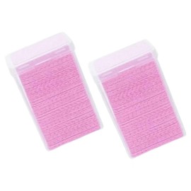 400 Pcs Pink Lint Free Nail Wipes, Fabric Nail Polish Remover Wipes, Non-Woven Glue Cleaning Wipes Suitable for Cleaning Tweezers and Glue Bottle Nozzle, Super Absorbent, Nail Art and Polish