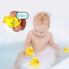 JZK 30 x Yellow Rubber Bath Ducks Swimming and Squeaky