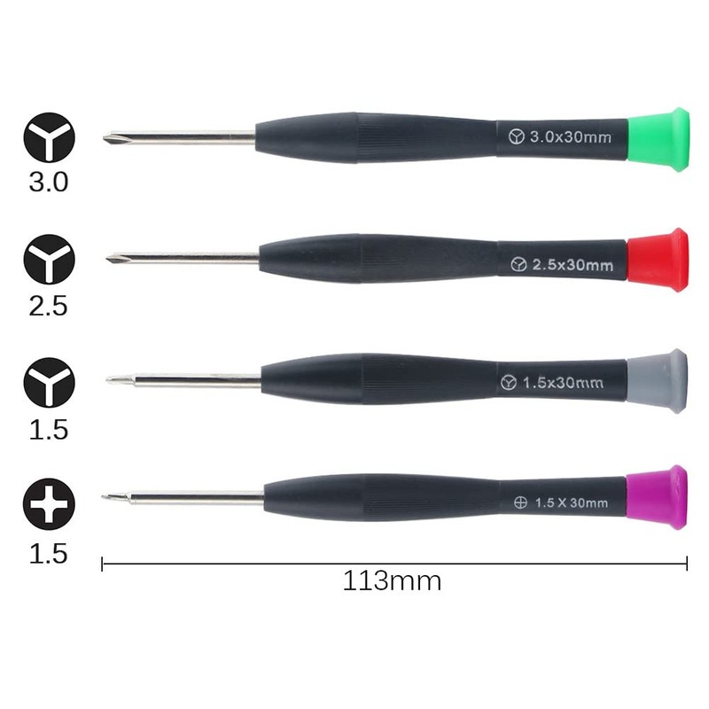 Y 1.5 2.5 3.0 Triwing and Phillips PH000 Screwdriver Set