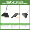 84" Garden Shovel Cleaning Floor Scraper, Weed Removal Tool, Long