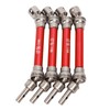 4Pcs Front Rear CVD Drive Shaft Coupler Set 1/10 Scale