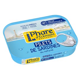 Phare d'Eckmühl Sardine Fillets, Natural, 100 g