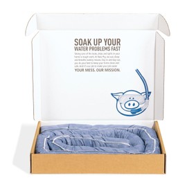 PIG Mildew-Resistant Absorbent Sock | Water Absorbing Snake | 3" W x 10' L | 2.5-Gal Absorbency | Pack of 1 | PM50637