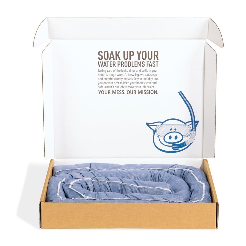 PIG Mildew-Resistant Absorbent Sock | Water Absorbing Snake | 3"