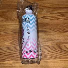 Unbranded New Water Sports Bottle Destin Florida Beach Gear 10” high 3”wide carabiner clip