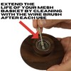 Cocktail Smoker Replacement Mesh Basket & Stainless Steel Wire Brush