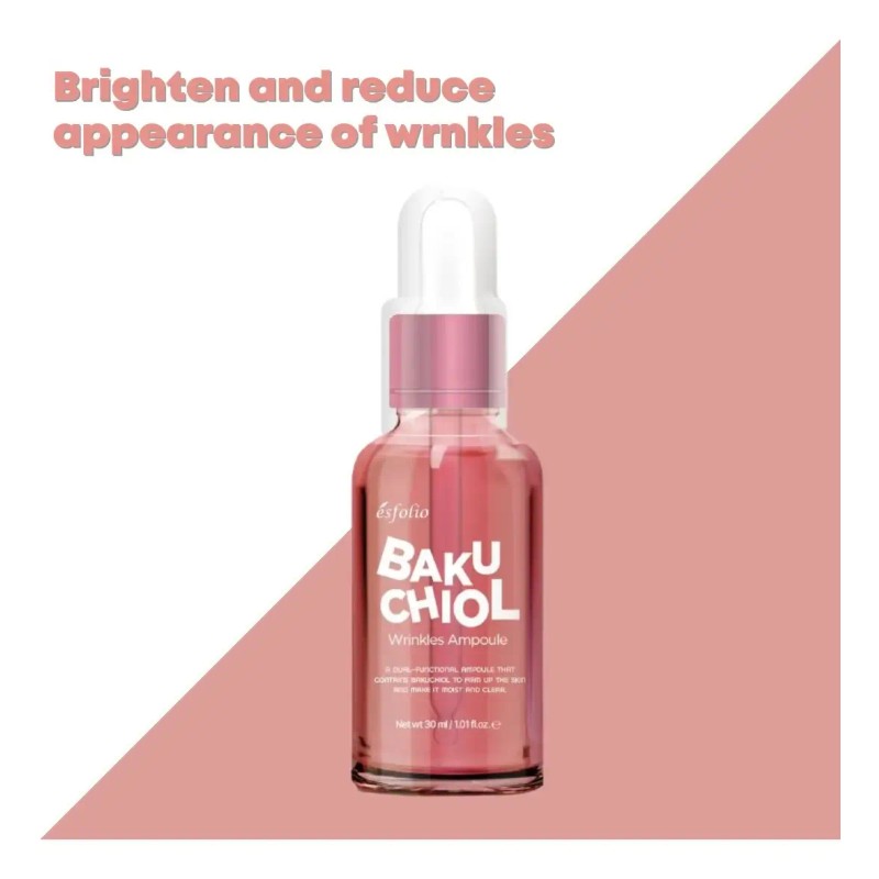 Serum Facial Bakuchiol Wrinkle Firming Ampoule 30ml Esfolio Madura Noche
