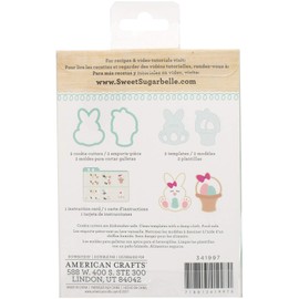 Sweet Sugarbelle 341997 Cookie Cutter Set 5P Bunny&BSKT, Multi
