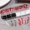 2 Boxes 18 Grids Polka Dots Nail Sequins for Nail