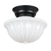 youngrender Black Schoolhouse Light Fixture Ceiling, 9 Inch Hallway Semi