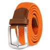 East/18 Perfect Fit Men's Woven Stretch Golf Belt with No-Hole