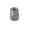 RX Nut Knurled Black 1 piece) Height 0.5 inches (12