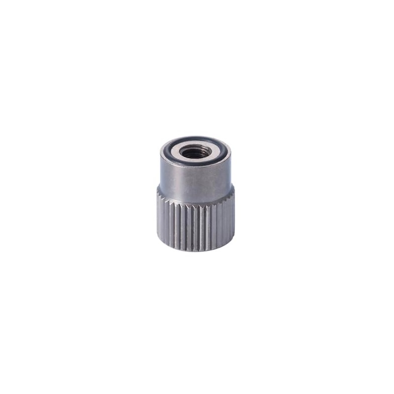 RX Nut Knurled Black 1 piece) Height 0.5 inches (12