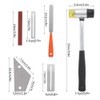 R510 6PCS Guitar Fret Tool Kit Fret Hammer & Fret