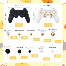 Decoración para tartas con temática de videojuegos, decoración de tartas, bola para decoración de tartas de cumpleaños