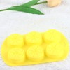 YIMINGMOLD Fruit Shaped Silicone Molds 6 Cavity Lemon Chocolate Mold