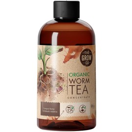Worm Castings for Plants, Earthworm Casting Organic Fertilizer, Bokashi Booster, Worm Tea Made from Compost Worms, Liquified & Concentrated Vermicompost for Soil Fertility & Bountiful Harvest, 8 oz.