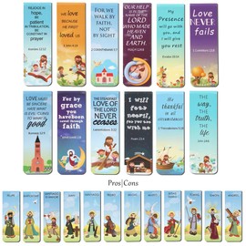 Twelve Apostles Theme Magnetic Bible Verses Bookmarks with Full Scripture, Christian Gifts for Favors Kid, Boy, Girl. from Teachers, Men, Women Encouragement(12 pcs)