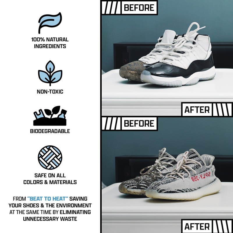 FACTORY LACED Shoe Cleaner Kit - Sneaker Cleaning Kit Includes: