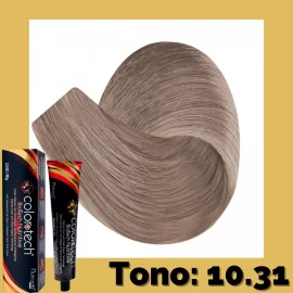 Nutrapel Color Tech Tinte Tono 10.31 Rubio Extra Claro Dorado Cenizo