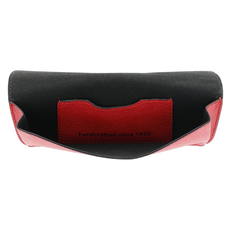 Picard Women's Glasses Case Button Real Leather Medium with Press