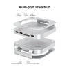 Qwiizlab Aluminum Stand Hub with SSD Enclosure, Docking Station for