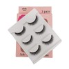 3 Pairs 3D Mink Eyelashes Makeup Natural False Eyelashes Long