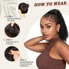 Drawstring Ponytail Extension 12Inch Short Kinky Curly Ponytail for Women