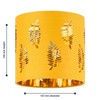 Set of 2 Ochre Yellow Table Lamp Shades, Lampshades for