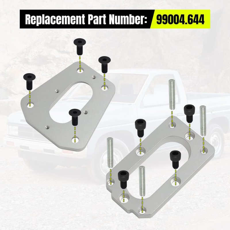 AUTOVIC Carb Adapter Kit Aluminium For Nissan D21 1986-1989 Z24i