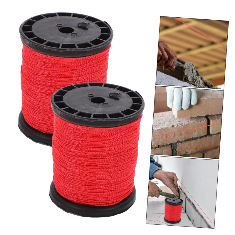 Gadpiparty 2 Rolls Twisted Nylon String for Construction and DIY