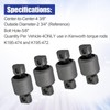 Blrack 839310 Torque Arm Bushing Kit Fit for Kenworth Peterbilt