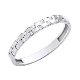Old English Jewellers 9ct White Gold 0.10ct Eternity Wedding Ring size J K L M N O P Q R S T U (U)