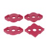 4 Pcs Radius Jig Router Template ABS Wear Resistant Woodworking