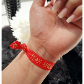 Brautwunsch Bachelorette Party | Bracelet JGA | Bride, Team Bride | Bracelet Bachelorette | Bachelorette | Hen Party Accessory | Bride to be, Cotton