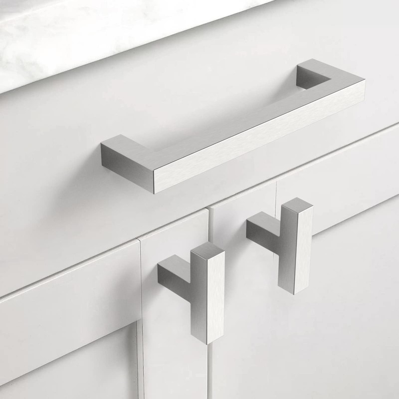 Asidrama 10 Pack 5 Inch(128mm) Brushed Satin Nickel Kitchen Cabinet