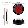 2 Boxes Red Chrome Nail Powder for Nails Art Design