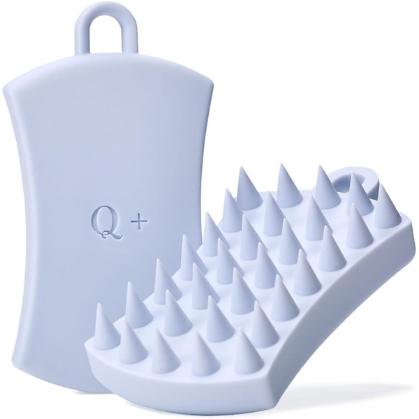 Q+ Qualitas, Shampoo Brush ,(Moderate Hardness) Scalp Massage, Promotes Blood