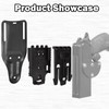 QLS Quick Locking System Kit,Drop Leg Holster Adapter,Mid Ride Belt