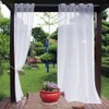 Waterproof Indoor Outdoor Curtains Sun Blocking Curtains for Bedroom Porch