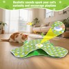 IOKHEIRA Interactive Cat Toy, Touch-Activated, Hidden Feather, Realistic Mouse Squeaking