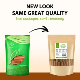 Soeos Cinnamon Sticks, 8 oz (227g), Cassia Cinnamon Sticks, Strong Aroma, 2.75" Length, 100% Raw Cinnamon, Perfect for Baking, Cooking, Beverages, Coffee, Tea and Mulled Wine